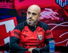 Apresentação do técnico Rafael Guanaes no Atlético Clube Goianiense