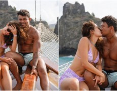 Sophie Charlotte e Xamã curtem férias românticas em Fernando de Noronha